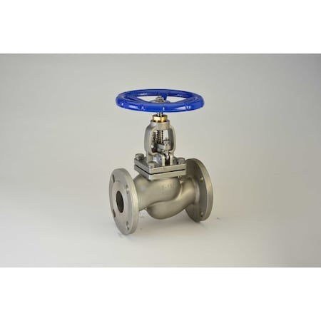 1-1/2, Stainless Steel Class 150 Flanged Globe Valve